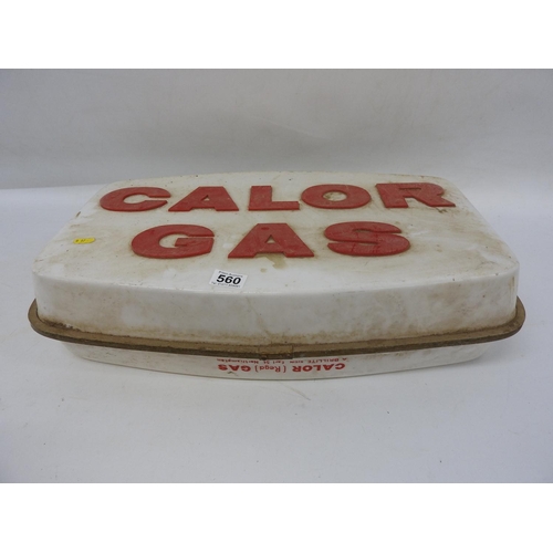 560 - Old illuminated sign for Calor Gas - A/F