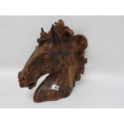 648 - Large decorative horse head 17