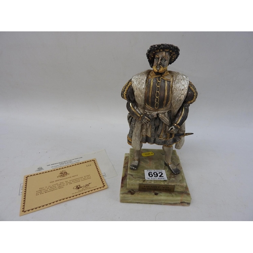 692 - Birmingham Mint Henry VIII ornament - limited edition 165/500