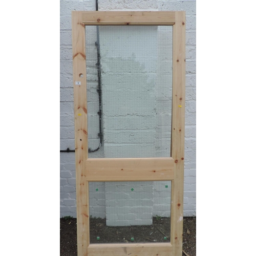 3 - New door glazed with Safety Glass