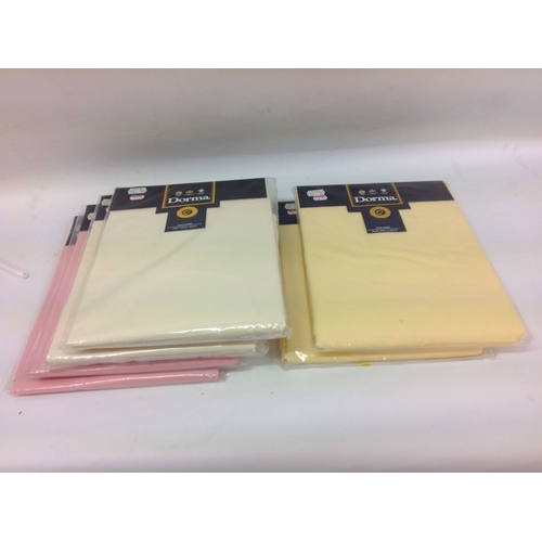 1421A - 4x New Flat Single Sheets and 2x New Double Flat Sheets