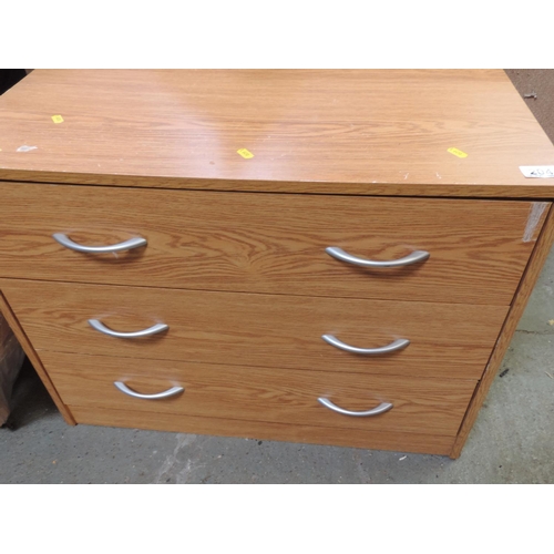 204 - Modern Three Drawer Chest of Drawers