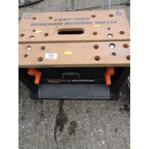 72 - Black & Decker Workmate Workbox