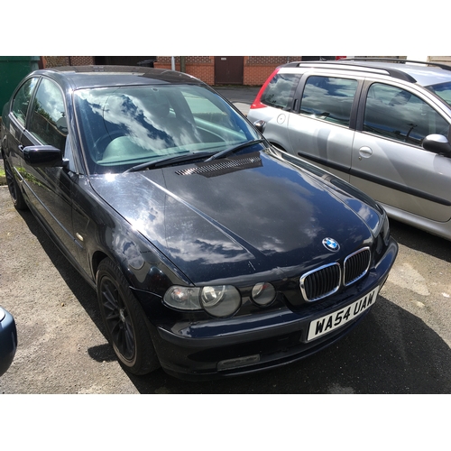 10A - BMW COMPACT 316ti 89k miles MOT: 5th April 2018 WA54UAW
Note: Buyers premium 10%+VAT