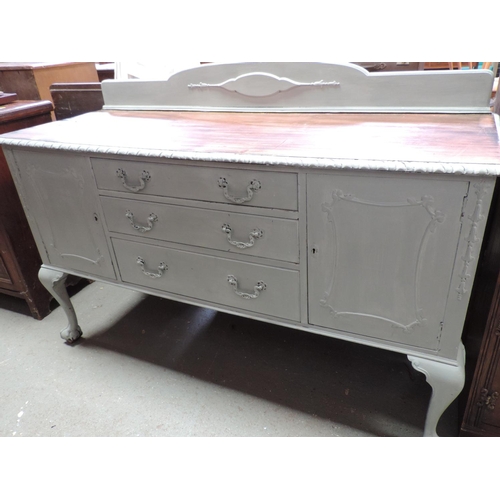 372 - Part Painted Sideboard - 59x 21x 35