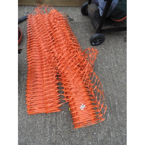 114 - Orange Plastic Site Fencing