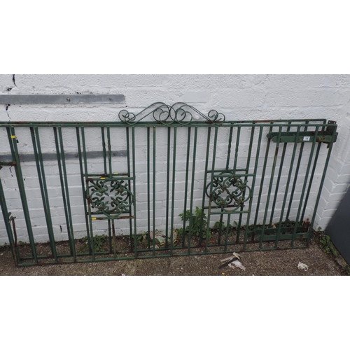 14 - Pair of Metal Driveway Gates