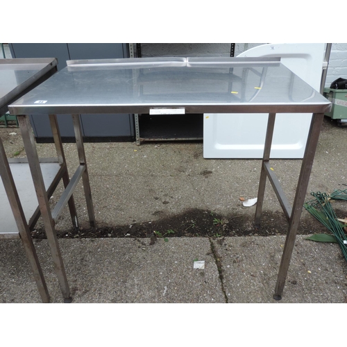 44 - Stainless Steel Work Table - 42x 27x 39