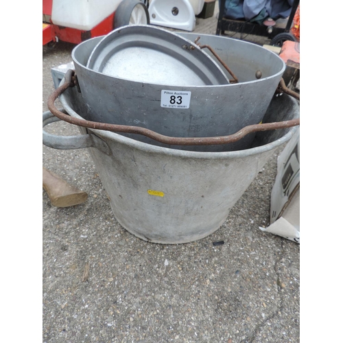 83 - Bucket and Cooking Pot