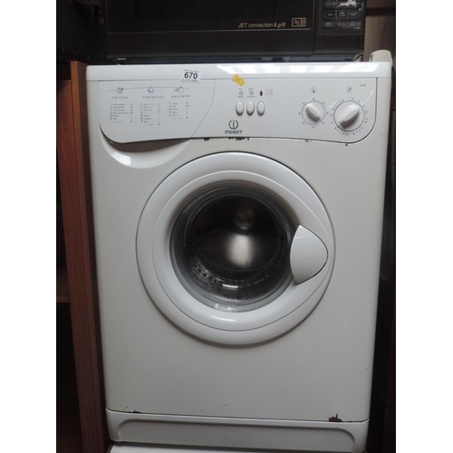 646 - Indesit Washing Machine