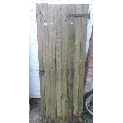 17 - Ledge and Brace Door - 73x27