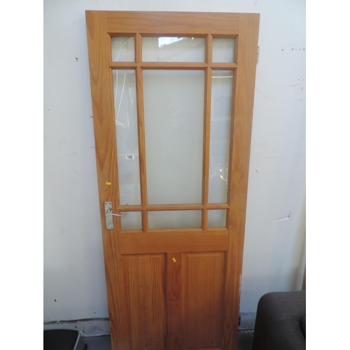 192 - Pine Glazed Internal Door