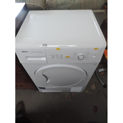 649 - Beko Condenser Tumble Dryer - Seen Working