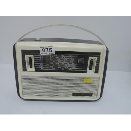 975 - Old Transistor Radio