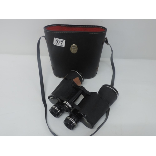 977 - Cased Hanimex Binoculars