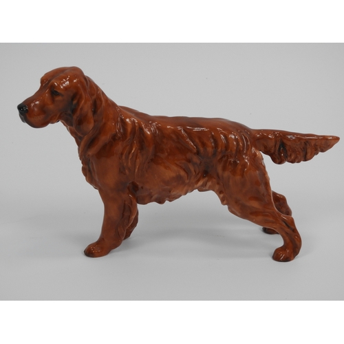 2 - Royal Doulton Irish Setter - 9” Long