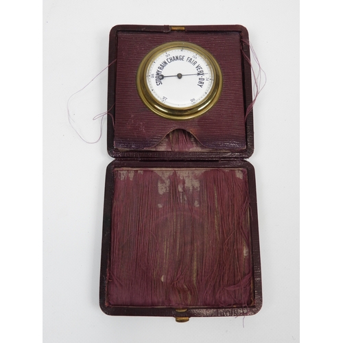 10 - Cased Travelling Barometer