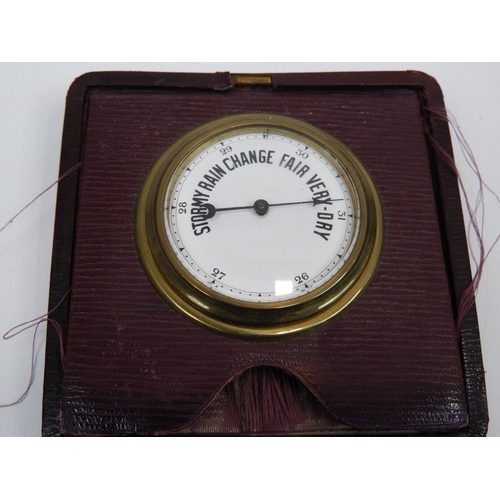 10 - Cased Travelling Barometer