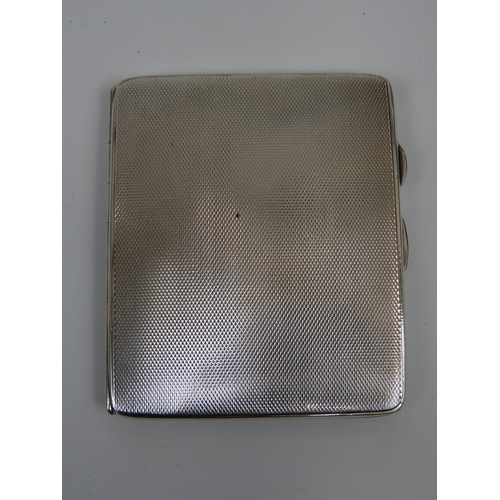 38 - Sterling Silver Cigarette Case - Birmingham 1954 - 99gms