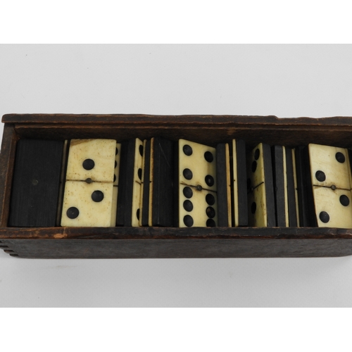 114 - Cased Dominoes