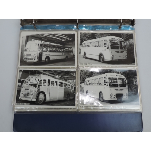 170 - 248 Bus Photograph Postcards and Photographs in an Album - Single, Double Decker, Coaches, Horse-Dra... 