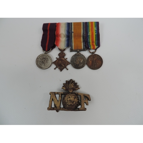 64 - 1914-18 British Empire Medal Miniatures and Badge