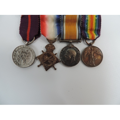 64 - 1914-18 British Empire Medal Miniatures and Badge