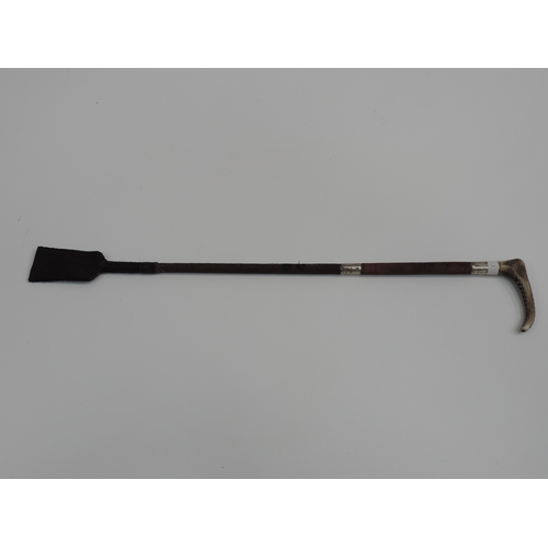 611 - Silver Mounted Riding Crop