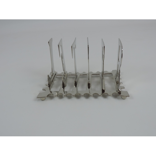 148 - Silver Plated Letter Rack 8x 6x  5