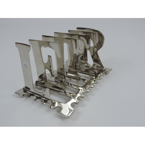 148 - Silver Plated Letter Rack 8x 6x  5