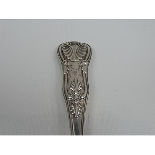 66 - Georgian Silver 'King's Pattern' Basting Spoon - 210 grams