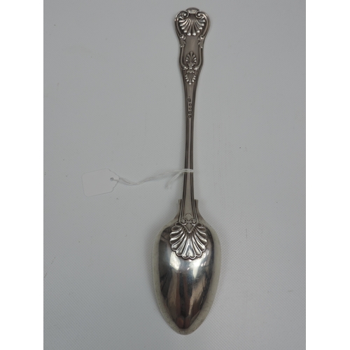 66 - Georgian Silver 'King's Pattern' Basting Spoon - 210 grams