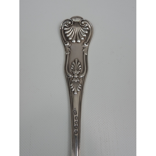 66 - Georgian Silver 'King's Pattern' Basting Spoon - 210 grams