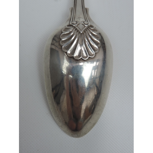 66 - Georgian Silver 'King's Pattern' Basting Spoon - 210 grams