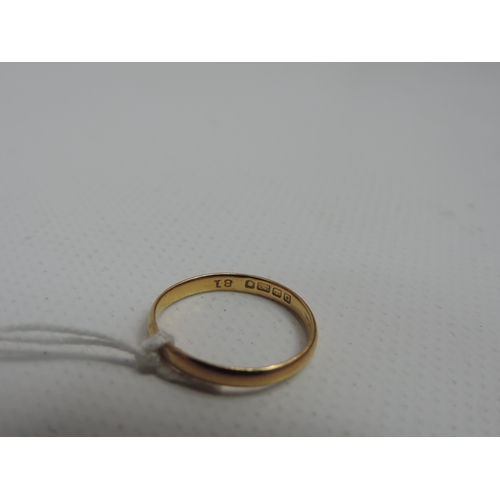 65 - 22ct Yellow Gold Wedding Band