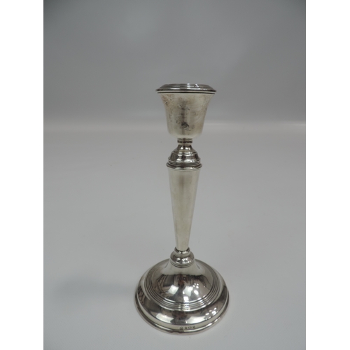 67 - Sterling Silver Candlestick - Birmingham Hallmarked