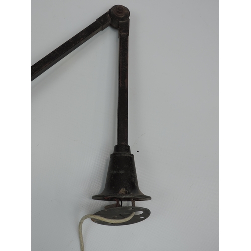 487 - Vintage Adjustable Machinists Lamp