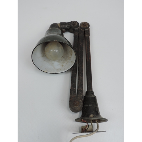 487 - Vintage Adjustable Machinists Lamp