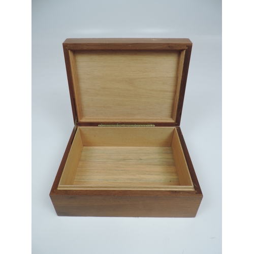 481 - 2x Victorian Walnut Writing Slopes and Later Jewellery Box