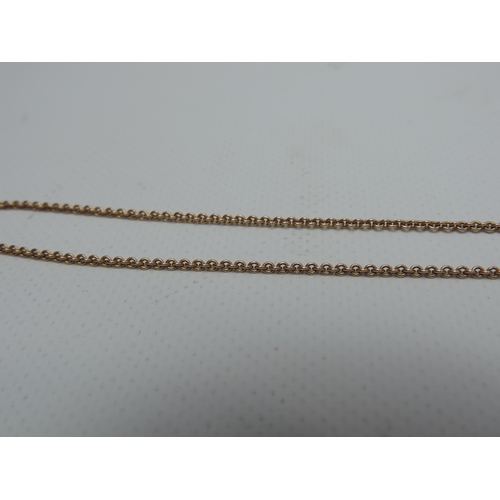 82 - Victorian 9ct Rose Gold Belcher Link Chain - 3.7 grams