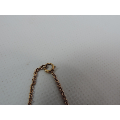 82 - Victorian 9ct Rose Gold Belcher Link Chain - 3.7 grams