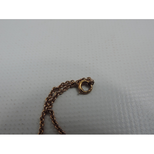 82 - Victorian 9ct Rose Gold Belcher Link Chain - 3.7 grams