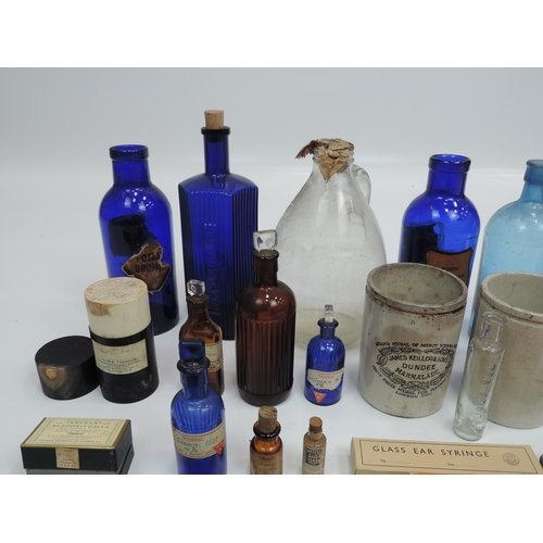 478 - Medical Bottle, Instruments and Related Items