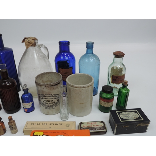 478 - Medical Bottle, Instruments and Related Items