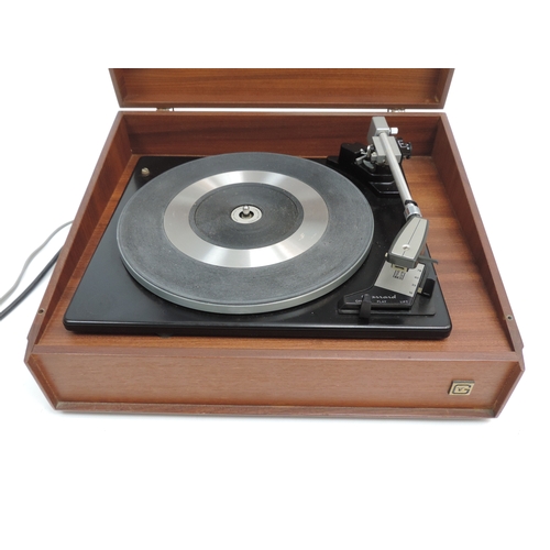 475 - Garrard Teak Record Player - In Good Working Order