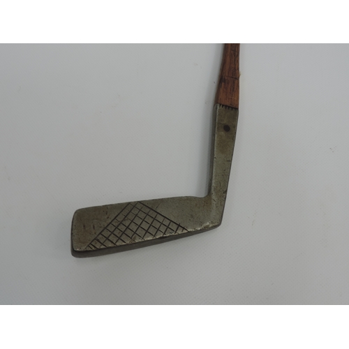 43 - Vintage Hickory Shafted 'T Shannon Co' Golf Club - Putter