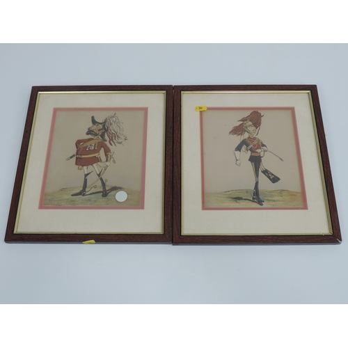 177 - 2x Framed Military Prints