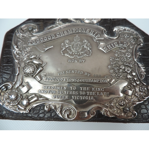 110 - 'Toogood Championship Shield' Silver Plaque - Hallmarked Birmingham 1907