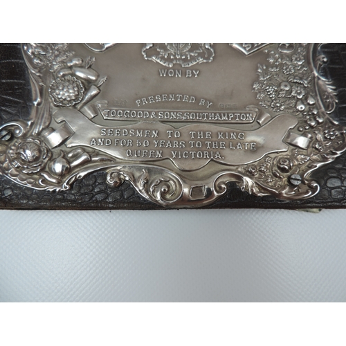 110 - 'Toogood Championship Shield' Silver Plaque - Hallmarked Birmingham 1907