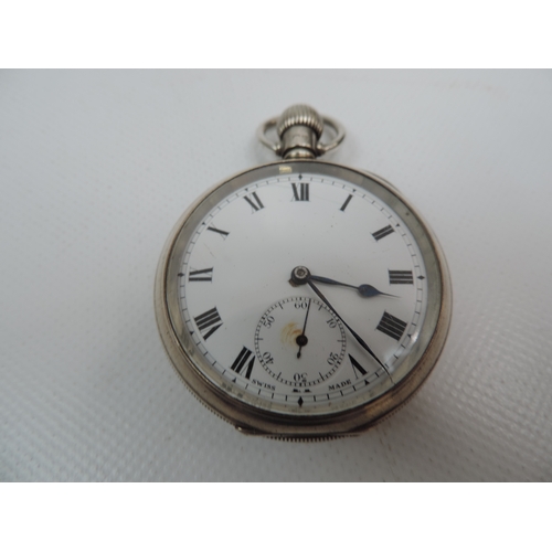 191 - Birmingham Silver Cased Pocket Watch - Imperial Chemical Industries Presented for 25yrs Service - 19... 